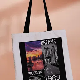 ARTBUG Printed Shopper Tote Bag image 4