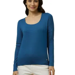 Allen Solly Blue Plain Tops image 1