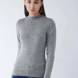 RVK Grey Slim Fit Sweater image 1