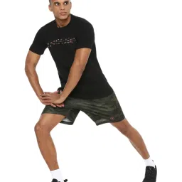 Van Heusen Olive GreenRegular Fit Camouflage Shorts image 5