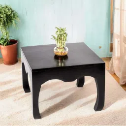 Ikiriya Lyon Solid Dark Brown Wood Coffee Table image 1