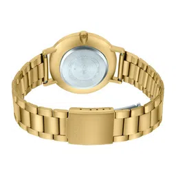 CASIO Men White & Gold-Toned Analogue Watch A1780 image 4