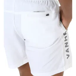 Van Heusen White  Regular Fit Printed Shorts image 4