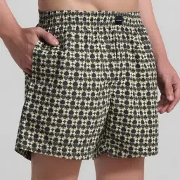 Jack & Jones Green Cotton Regular Fit Printed Boxers image 3