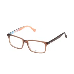 Police VK03850B36MFR Brown Full Rim Square Frame image 1