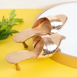 Inc.5 Women's Rose Gold Casual Stilettos image 1