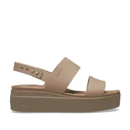 Crocs Women's Latte & Mushroom Back Strap Sandals-picture-42