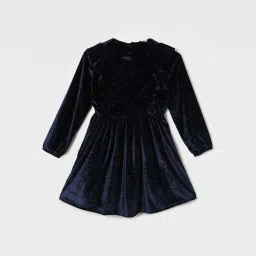 Fame Forever by Lifestyle Girls Blue Printed Full Sleeves Dress image 1