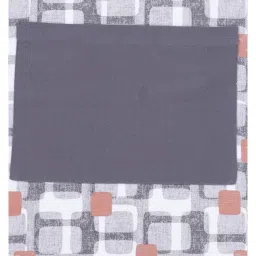 Maspar Grey & Red 100% Cotton 225 GSM Apron - Single Piece image 2