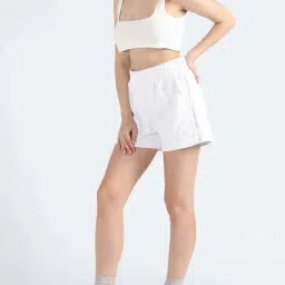 Calvin Klein Bright White Logo Regular Fit Shorts image 4