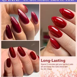 CANNI Color Nail Gel UV LED Long Lasting Nail Polish 9ml - Shade 9105 image 3