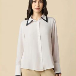 Allen Solly White Regular Fit Shirt-picture-18