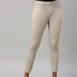 Go Colors! Beige Mid Rise Jeggings-image-66