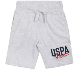 U.S. Polo Assn. Kids Light Grey Printed Shorts image 1