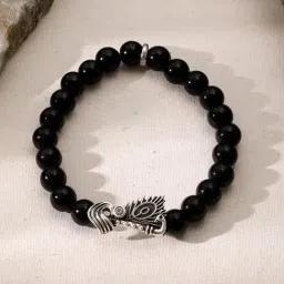 GIVA 925 Oxidized Silver Khana¿s Beads Adjustable Bracelet-image-80