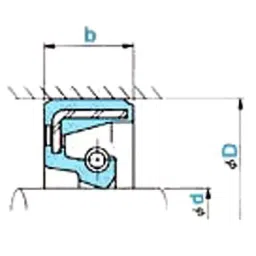 NOK φ110x140 mm SC Type Fluoro Rubber Oil Seal, SC11014014F-picture-11