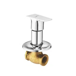Jabra Concealed Stop Cock (M) Bright Series Brass Chrome Finish Wall Mount 20 mm Silver-picture-17