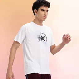 HRX by Hrithik Roshan Ultralite Printed Perforated T-shirt image 2