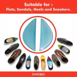 Samson Silicone Medical Arch Support (Pair) Large , FC-4003 image 3