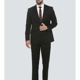 Louis Philippe Gods & Kings Black Regular Fit Two Piece Suit-picture-24