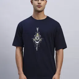 PYRO SPIRIT Men Graphic Printed Round Neck Cotton Relaxed Fit T-shirt-picture-21