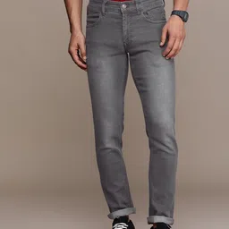 WROGN Men Slim Fit Light Fade Stretchable Jeans-picture-33