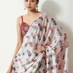 KALINI Floral Silk Blend Saree image 3