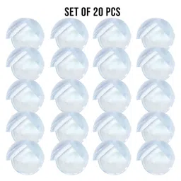Bembika Baby Safety Corner Protector Edge & Corner Guards Round Curved 20 Pieces - White image 2