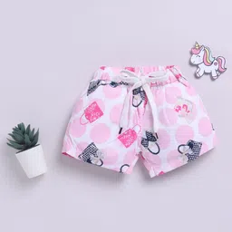 Here&Now X Denikid Infant Girls Printed Pure Cotton Shorts-picture-39