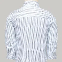 Robo Fry Cotton Woven Full Sleeves 3 Piece Party Suit With Bow - Light Blue image 5