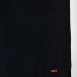 W Black Plain Shawl image 4