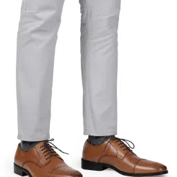 Hats Off Accessories Men's Tan Derby Shoes image 1