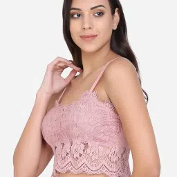 Da Intimo Pink Non Wired Padded Bralette image 3