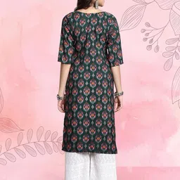 Ethnic basket Women Pack Of 2 Multicoloured Crepe Kurtas image 3