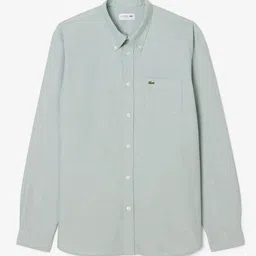 Lacoste Men Regular Fit Button-Down Collar Cotton Shirt image 2