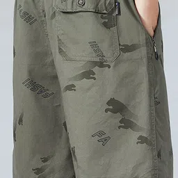 HERE&NOW Men Graphic Printed Cotton Shorts image 2