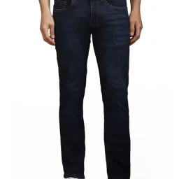 Louis Philippe navy Solid Jeans image 1