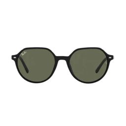 Ray-Ban 0RB2195 Bottle Green Thalia Square Sunglasses - 53 mm-picture-0