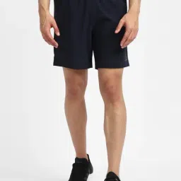 adidas Navy Regular Fit Printed Shorts-image-89