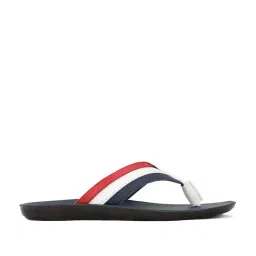 Bata Men's White and Red Thong Sandals-picture-36