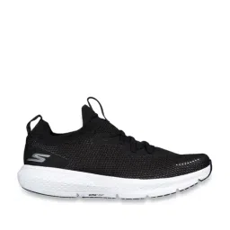 Skechers Men's GO RUN SUPERSONIC - APEX Black White Running Shoes-picture-22