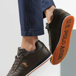 U.S. Polo Assn. Men's Brown Sneakers image 1