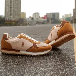 U.S. Polo Assn. Men's DARRION Tan Casual Sneakers image 1
