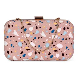 Modern Myth Pink Printed Clutch image 1