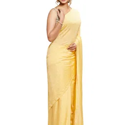 Navyasa by liva Yellow Glitz ¿n¿ Glam Liva Saree With Blouse image 4