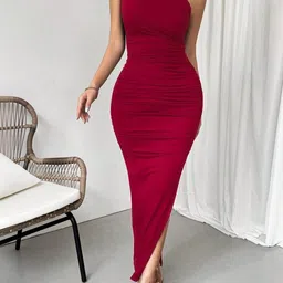 Stylecast X Slyck Bodycon Maxi Dress image 4