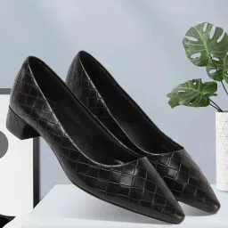 Carlton London Women's Black Casual Pumps image 1