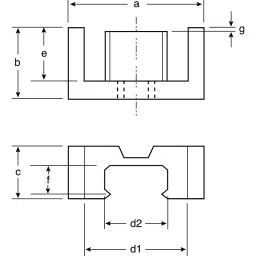 Epcos Stainless Steel Yoke 6.3 mm Width 20.6 mm Length for EFD 20/10/7 Core, B66418B2000X000 (Pack of 20) image 3