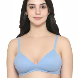 Wacoal Blue Half Coverage Non-Wired T-Shirt Bra image 1
