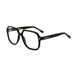 DSQUARED2 Black Square Eye Frames for Men image 1